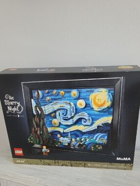 LEGO The Starry Night MoMA Mosaic Set - With BONUS Children's Amusement Park